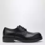 Dries Van Noten Classic black leather derby shoes