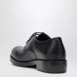 Dries Van Noten Classic black leather derby shoes