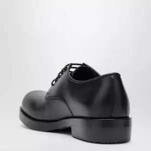 Dries Van Noten Classic black leather derby shoes