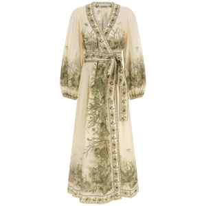 Zimmermann Wanderlust Wrap Midi Dress