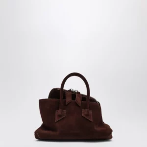 The Attico Brown suede La Passeggiata Mini bag