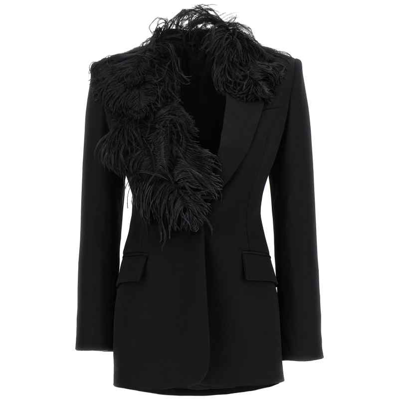The Attico Feather Blazer