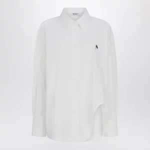 The Attico Oversized white cotton shirt