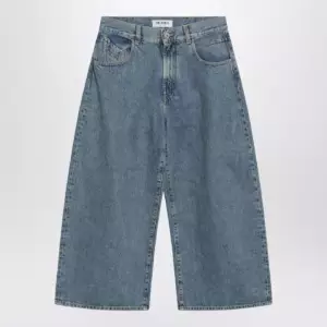 The Attico Light blue cropped jeans