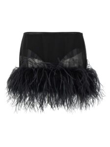 The Attico Feather Skirt
