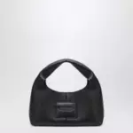 Marc Jacobs The Mini Sac Bag in black full-grain leather