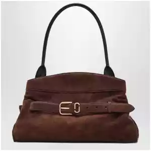 Marc Jacobs Dakota bag in suede Dark Brown