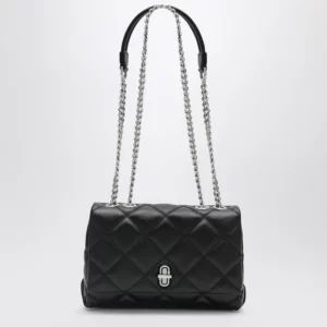 Marc Jacobs The Slim quilted shoulder bag with black chain