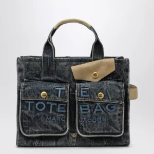 Marc Jacobs The Cargo Tote Bag medium in denim and suede
