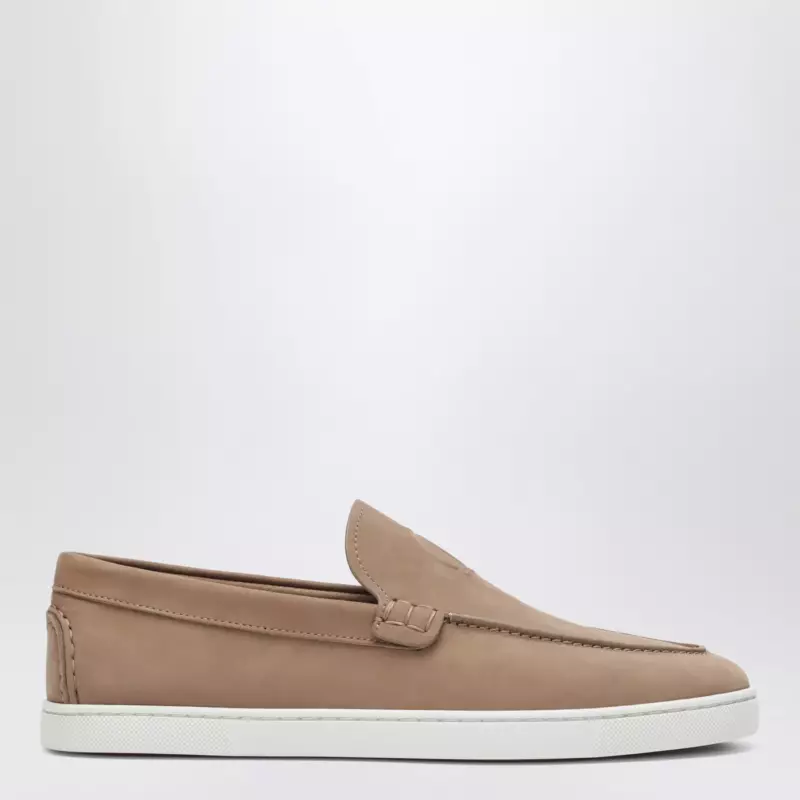 Christian Louboutin Moonboat loafers in nubuck leather Lionne