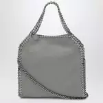 Stella McCartney Mini Falabella tote bag in light grey