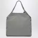 Stella McCartney Mini Falabella tote bag in light grey