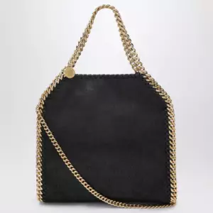 Stella McCartney Black/gold Falabella Mini Tote bag