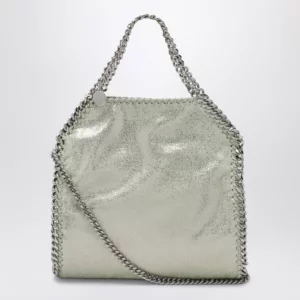 Mini Falabella tote bag in light lime green by Stella McCartney