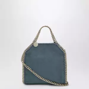Stella McCartney Falabella micro tote bag in vegan leather blue