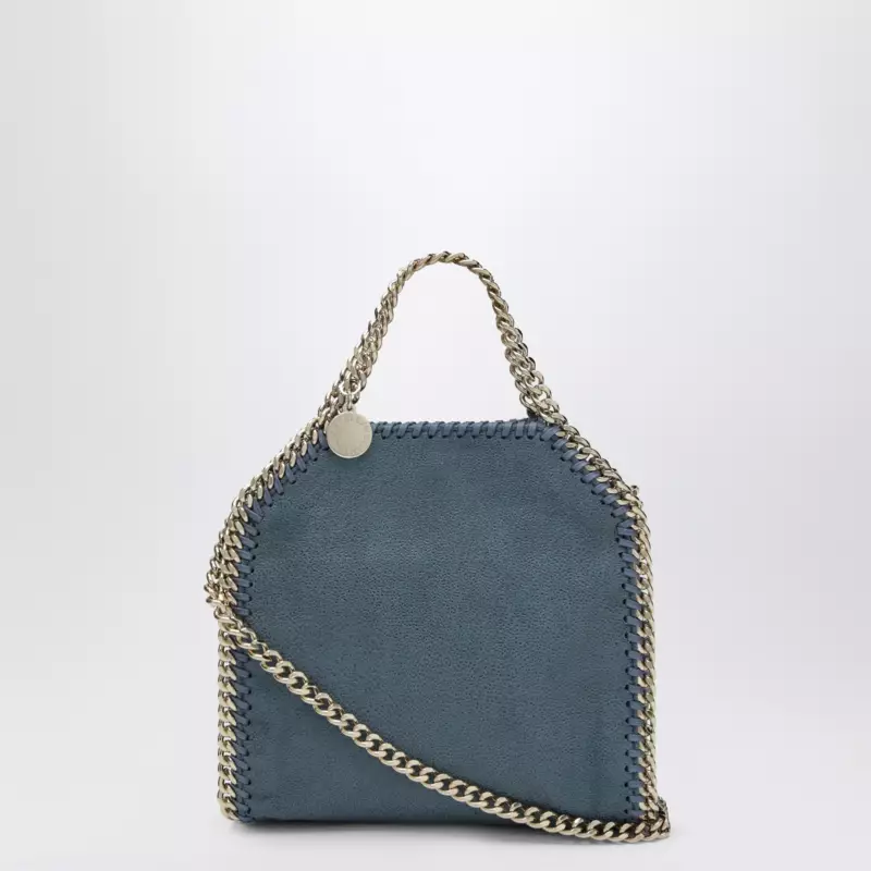 391698WP0404_S_STELL-4313.a Stella McCartney Falabella micro tote bag in vegan leather blue