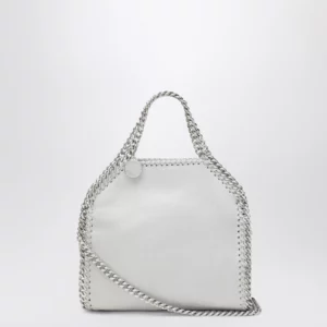 Stella McCartney Pearl grey micro Falabella tote bag