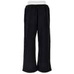 T By Alexander Wang Wide Leg W/ Logo Elastic Exposed Brief Joggers