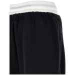 T By Alexander Wang Wide Leg W/ Logo Elastic Exposed Brief Joggers