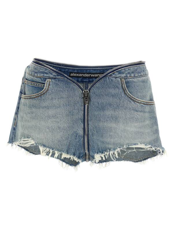 Alexander Wang Zip V-waist Shorts