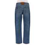 Denim X Alexander Wang Slit Hem Prestyle Hotfix Mesh Undie Jeans