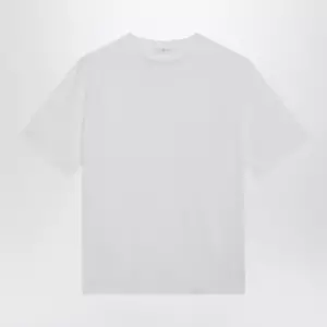 The Row Short-sleeve crewneck cotton T-shirt in white