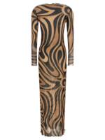 Emilio Pucci Marmo Print Tulle Dress