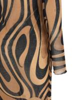 Emilio Pucci Marmo Print Tulle Dress