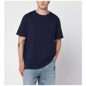 Polo Ralph Lauren Navy blue cotton Classic-Fit T-shirt