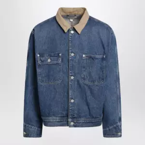 Polo Ralph Lauren Blue denim jacket with ribbed collar