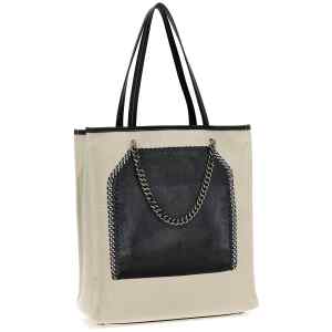 Stella Mccartney Trompe Loeil Print On Shopping Bag