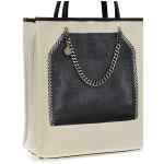 Stella Mccartney Trompe Loeil Print On Shopping Bag