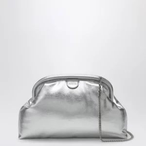 Stella McCartney Silver metallic padded Falabella clutch