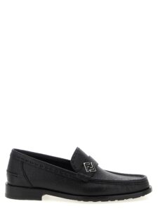 Fendi Ff Metal Loafers