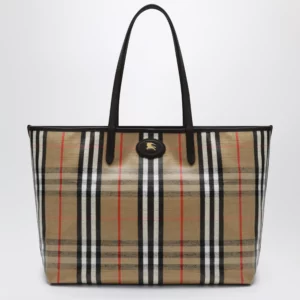 Burberry Medium Highlands Tote bag in Check pattern