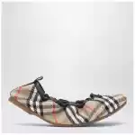 Burberry Fawn Check ballet flats beige