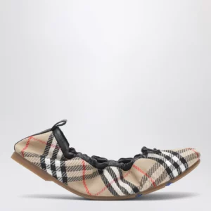 Burberry Fawn Check ballet flats beige