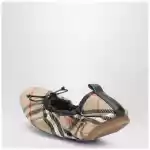Burberry Fawn Check ballet flats beige