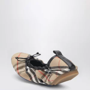 Burberry Fawn Check ballet flats beige