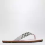 Burberry Pink Pavilion sandals with Check pattern