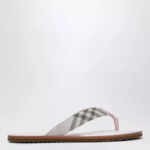 Burberry Pink Pavilion sandals with Check pattern