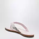 Burberry Pink Pavilion sandals with Check pattern