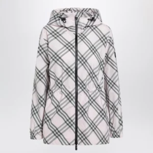 Burberry Whitstable light pink jacket with Check pattern