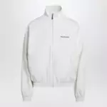 Balenciaga Women's Back track jacket in white technical polyester
