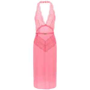 Gucci Satin And Lace Dress