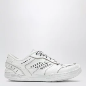 Balenciaga Hamptons Worn-Out Mid white sneakers