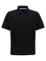 Saint Laurent Logo Embroidery Polo Shirt