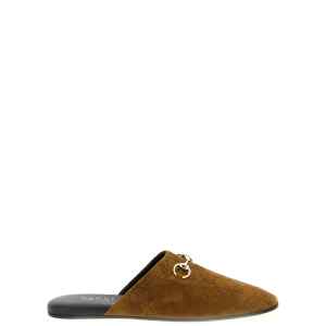 Gucci Gg Suede Mules