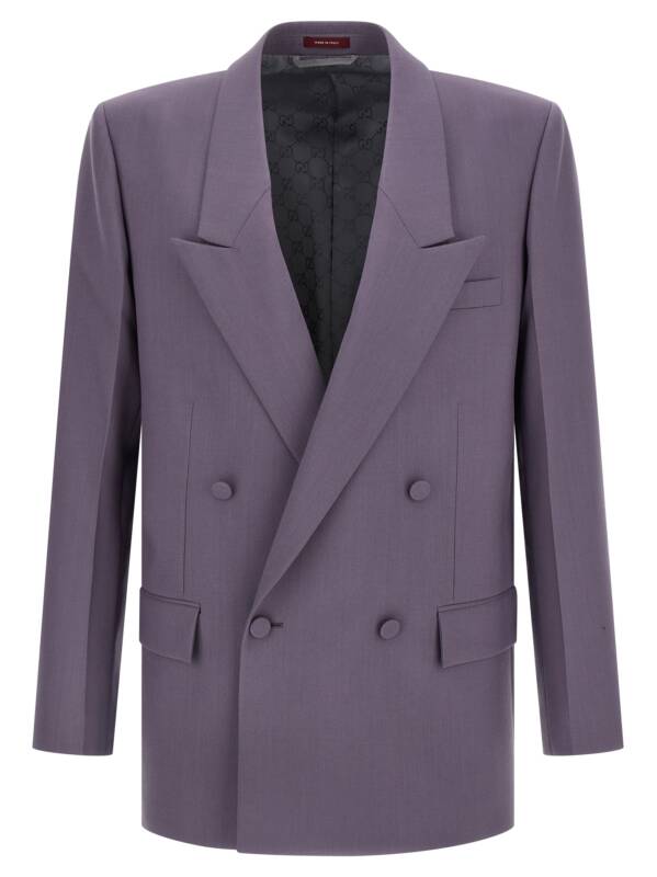 Gucci Double-breasted Wool Blazer