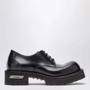 Balenciaga Denom derby shoes in calfskin leather